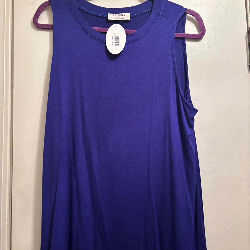 Women's Purple Sleeveless Top
